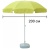 Зонт садовый ПЭ с наклоном, жёлтый