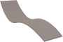Матрас для шезлонга, Slim, 2040х620х30 мм,  светло-коричневый