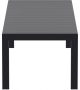 Стол пластиковый раздвижной Vegas Table XL прямоугольный, черный